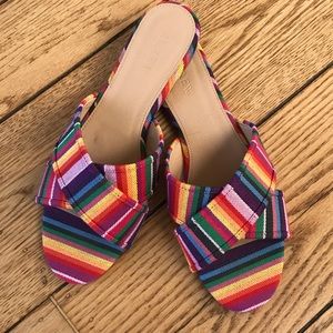 J Crew colorful sandals